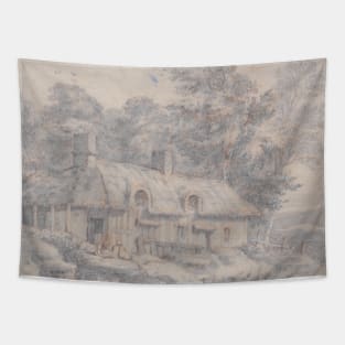 Cottage in Herefordshire by David Cox Tapestry