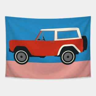 Red SUV Tapestry