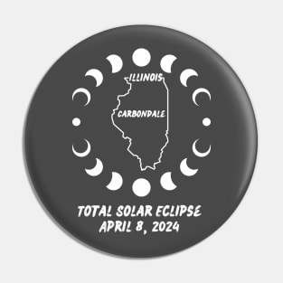 Illinois Total Solar Eclipse 2024 Pin