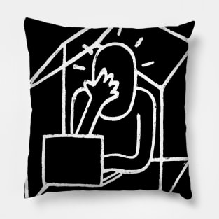 Thinking outside the house Pillow