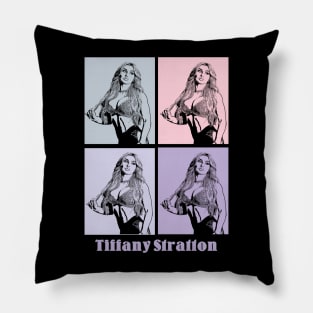 Tiffany Stratton Pop Art Style Pillow