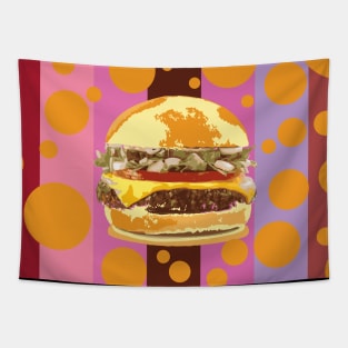 Cheese Burger - Zine Culture Tapestry