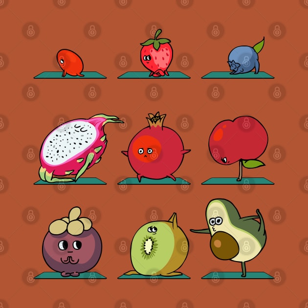 Super Fruits Yoga by huebucket