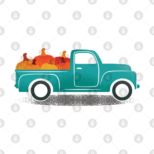 Pumpkin Pickup Truck by madeinchorley