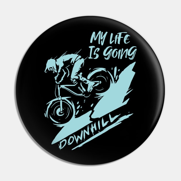 MTB Bike Lovers Mountain Biking Biker Gift Idea Pin by Dolde08