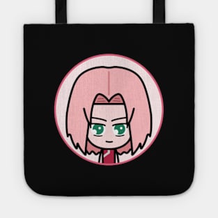 Sakura Haruno Naruto Chibi Anime Art T-Shirt Tote