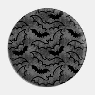 Flying Bats Vampire Dark Pattern Pin