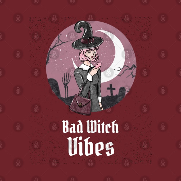 Animated Witch | Millenial Witch | Bad Witch Vibes | Halloween costume for girls by Lift Run and Hike Store