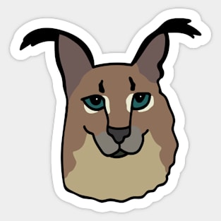 Copy of FLOPPA CAT \ CARACALS \ DA BABY | Sticker