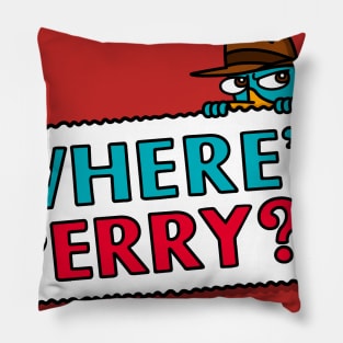 Where's Perry? Pillow