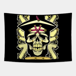 pirate skull artwork Tapestry