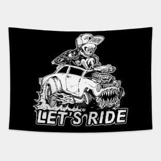 Let's Ride Tapestry