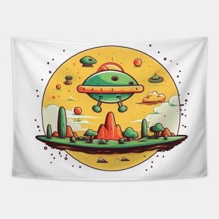 UFOs are not scary Tapestry