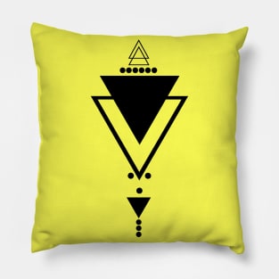 VECTORIAL TRIANGLE, TATTOO TRIANGLE Pillow