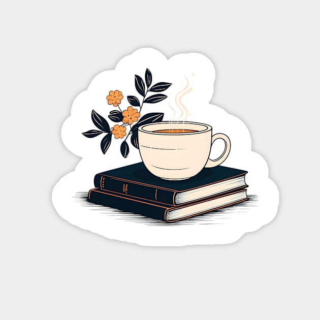 Coffee And Flowers Magnet by CAFFEIN