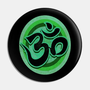 Green Mantra Pin