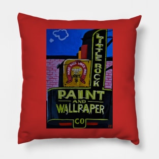 Little Rock Paint and Wallpaper Pillow