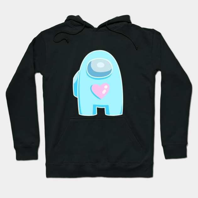 Blue Among Us Crewmate Among Us Hoodie Teepublic