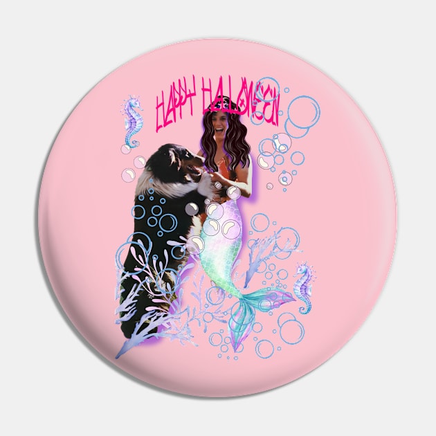 Halloween party is coming with mermaid Pin by LuluCybril