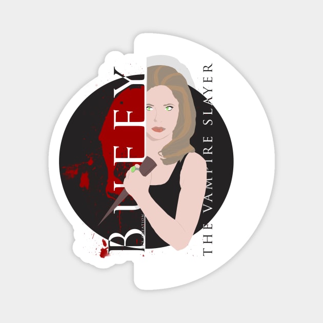 Buffy The Vampire Slayer Magnet by rosescreation