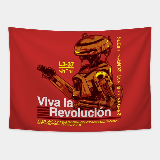 Droid Revolution Tapestry by ebbdesign