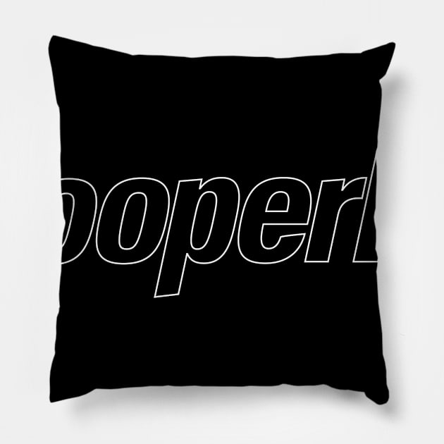 CooperFit Outline Logo Pillow by CooperFit