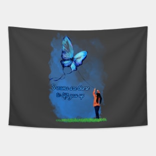 Butterfly, Positive, Spiritual, Kyte, Dreams Tapestry