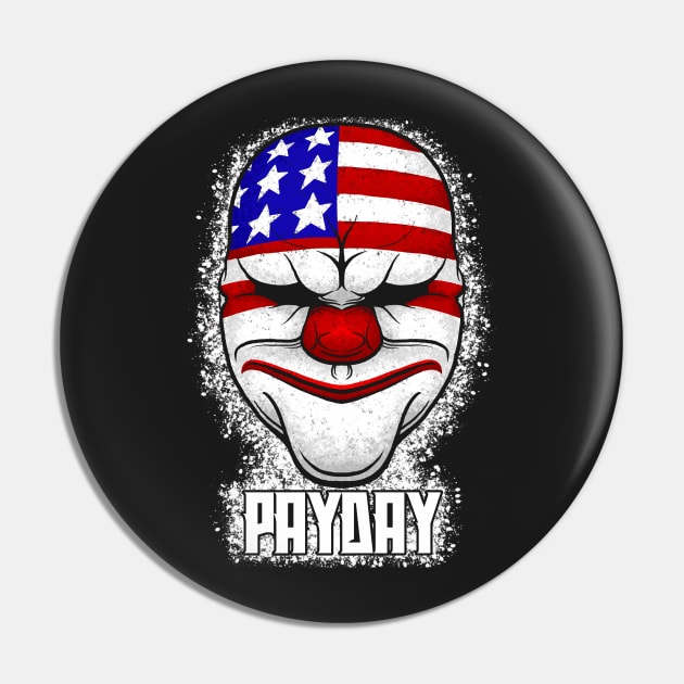 Payday Heister - Dallas Pin by JCoulterArtist