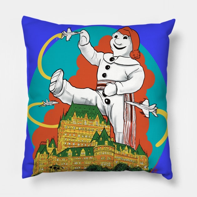 bonhomme est big Pillow by Paskalamak