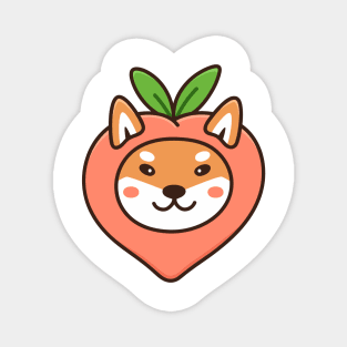 Peach Shiba Inu Magnet