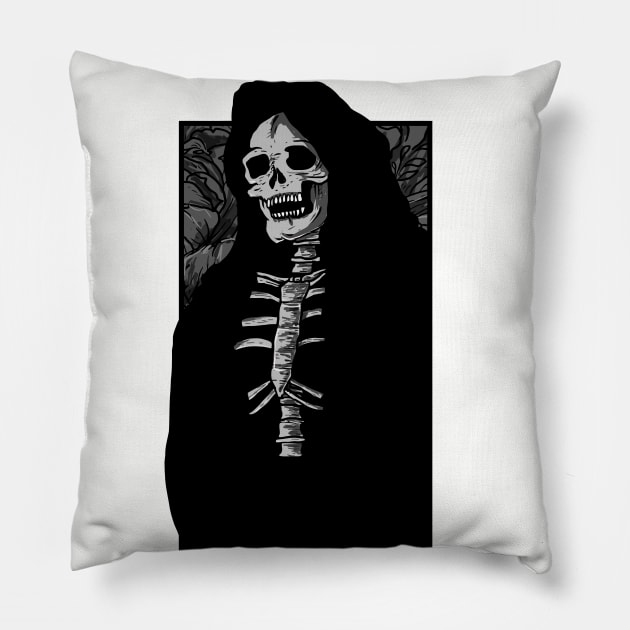 Death Figure Pillow by DeathAnarchy