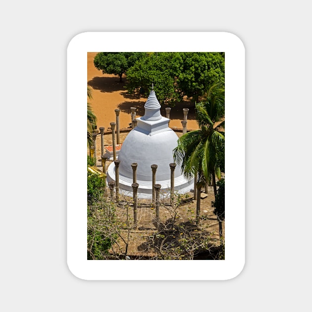 Ambasthala Dagaba Stupa, Mihintale. Magnet by bulljup