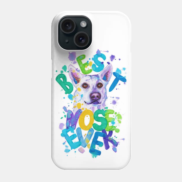 Best nose - dog Phone Case by AgniArt