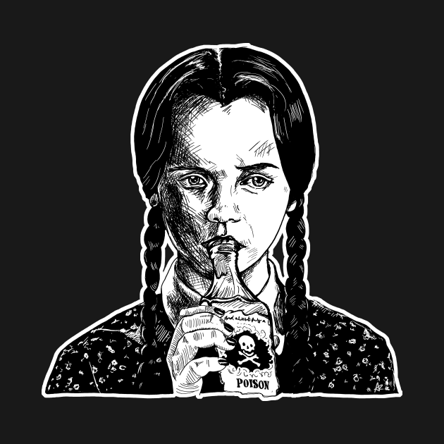 Poison - Wednesday Addams - T-Shirt | TeePublic