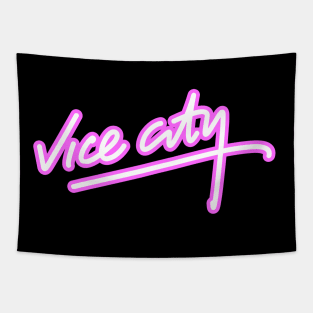 Vice City - Neon letters Tapestry