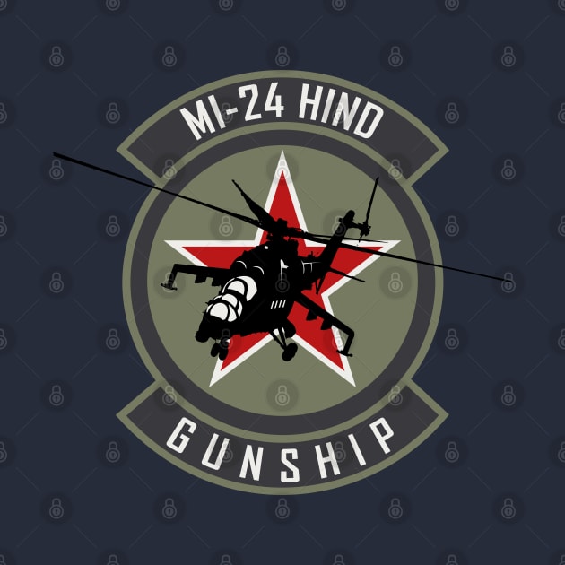 MI-24 Hind Helicopter Gunship by TCP