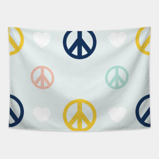 Colorful Peace Prosperity Calm Pattern Tapestry