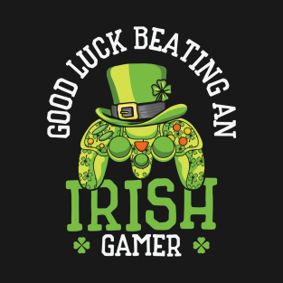 St. Patrick's Day Gaming Shamrock Gamer Video Games T-Shirt
