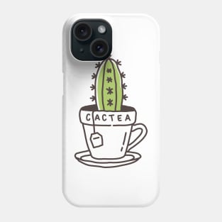 Cactea Cactus and Tea Phone Case