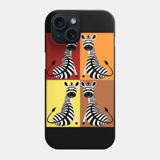 Hot Sitting Zebra Phone Case