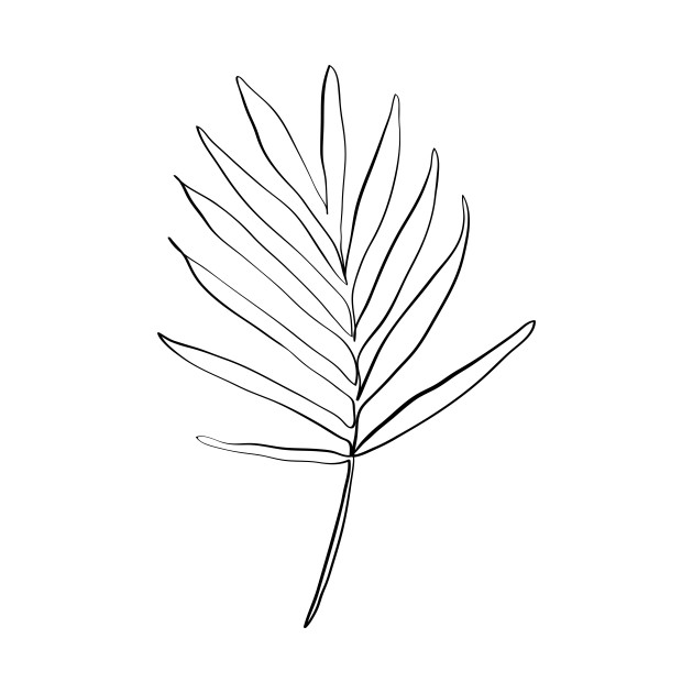 Palm leaf by Printable Muse