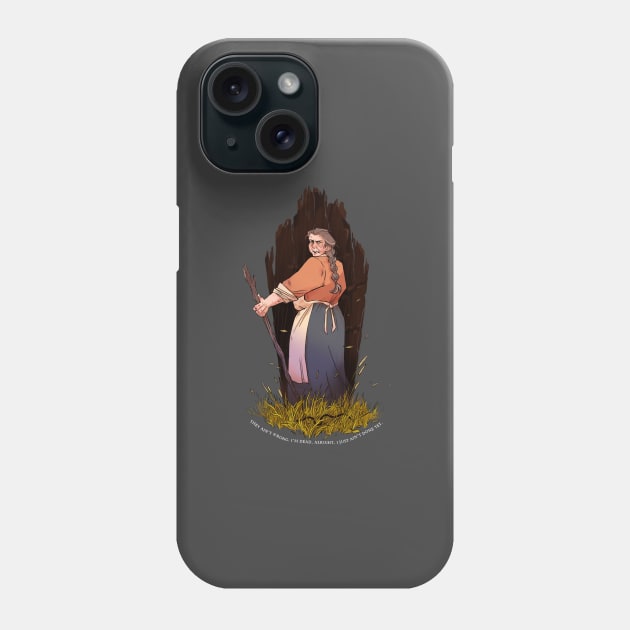 Build Mama a Coffin: Glory Ann Boggs (light text) Phone Case by Old Gods of Appalachia