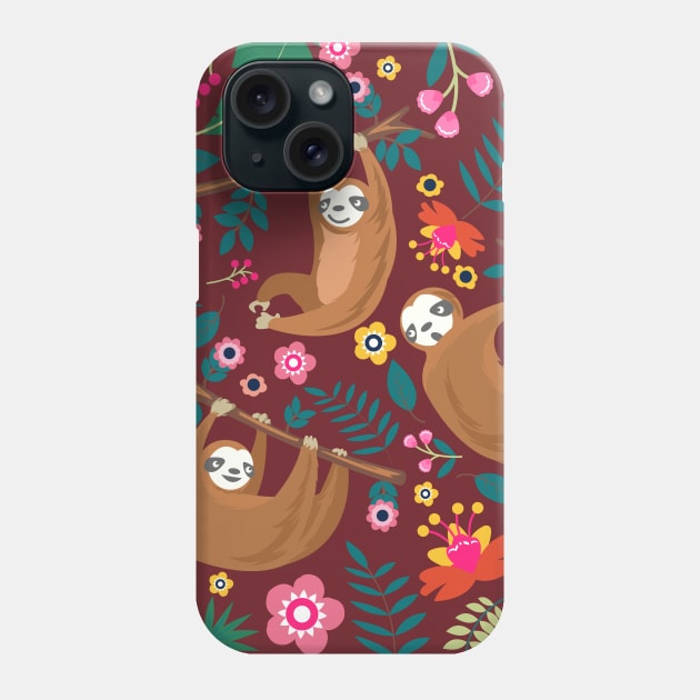 SLOTH Phone Case by Raihue