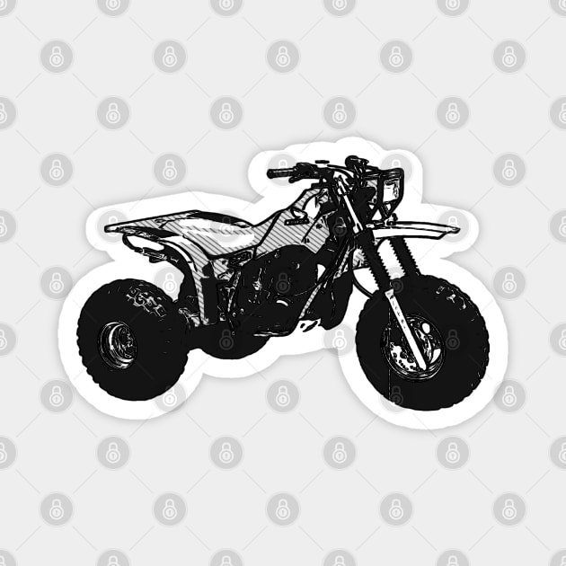 1984 ATC 250R Magnet by AdorableBadassRacing