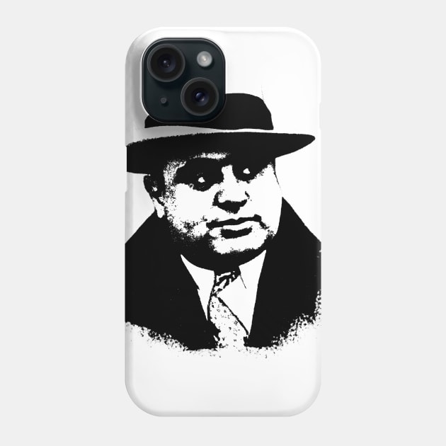 Al Capone Portrait Pop Art Phone Case by phatvo