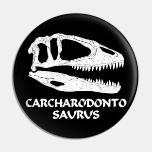 Carcharodontosaurus Fossil Skull Pin