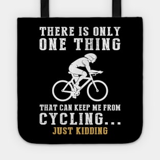 Pedal Power and Playful Wit - Ride into Laughter! Tote