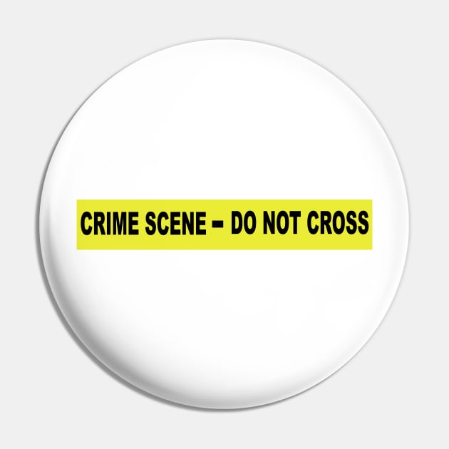 Crime Scene Tape Pin by sweetsixty