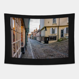 A view down Elm Hill, Norwich Tapestry