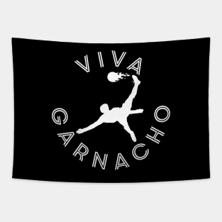 Viva Garnacho - white Tapestry